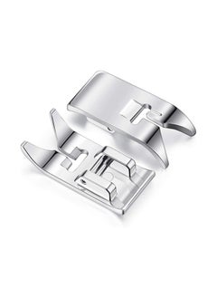 Sewing Machine Presser Foot Straight Stitch Foot Universal General Purpose Zig Zag Foot for Most Sewing Machines Domestic Low Shank Sewing Machines 2 Pieces