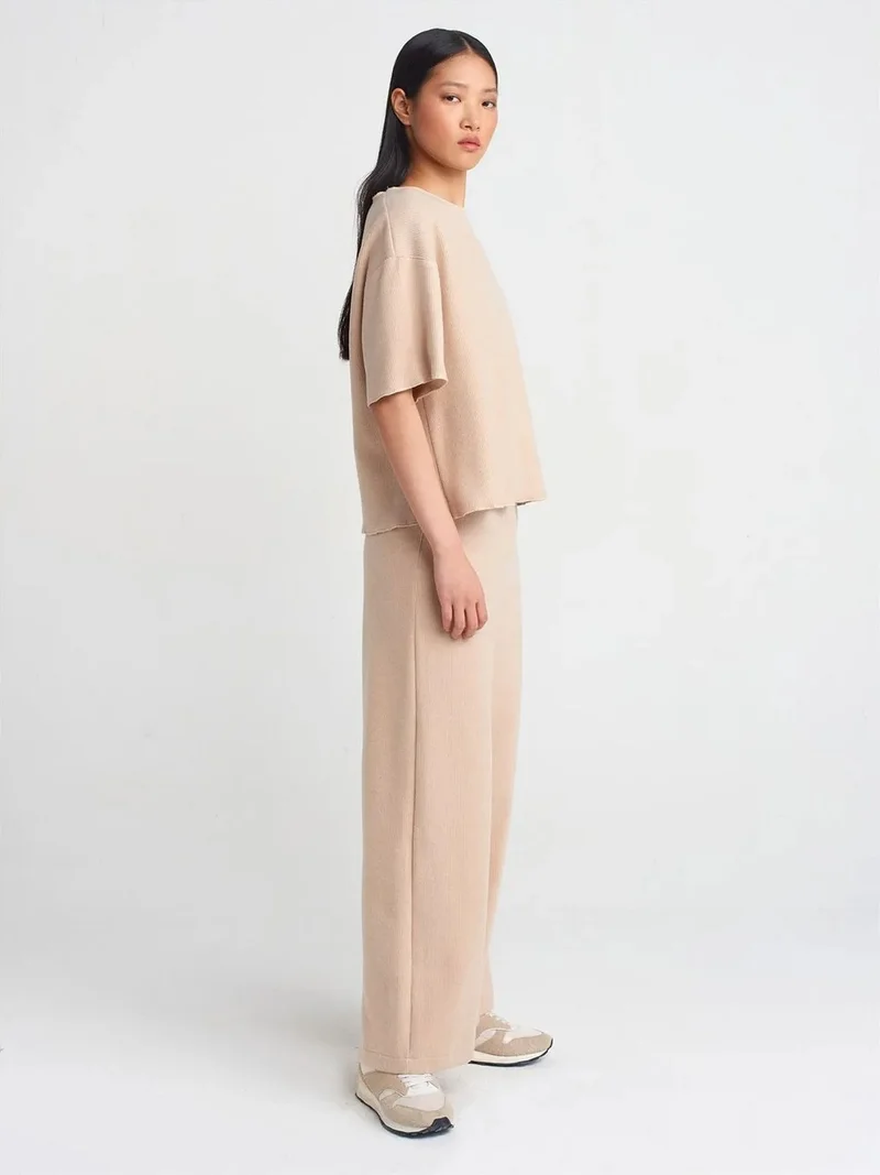 ديلفين DILVIN Women's Loose Fit Crew Neck T-Shirt