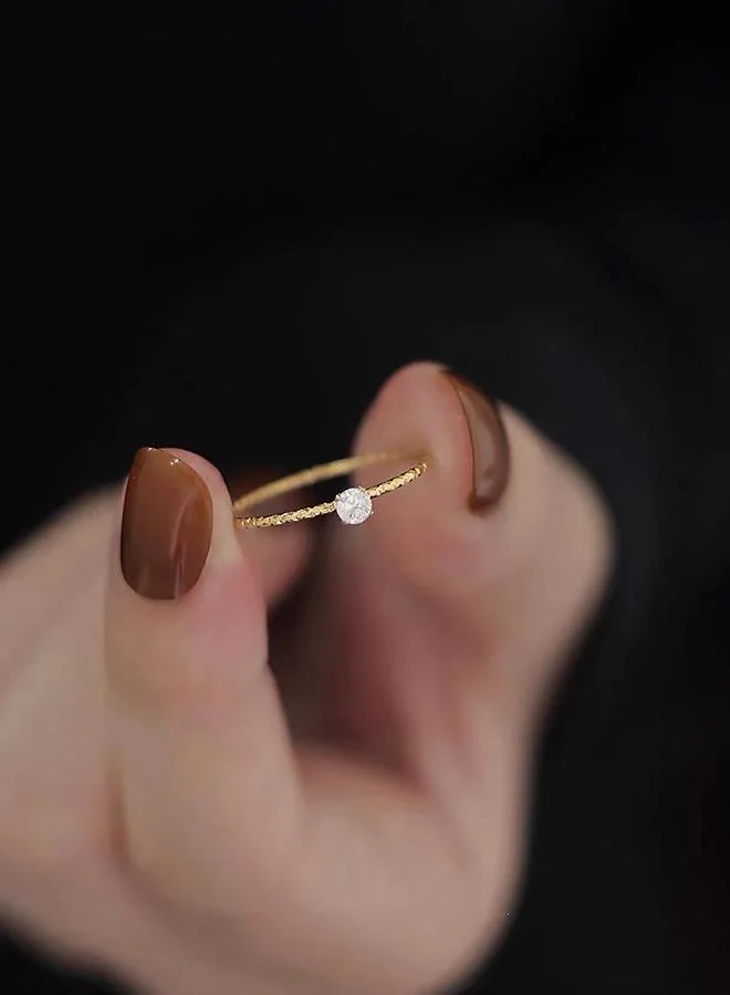 Take Two Gold Ring with Stone Accent