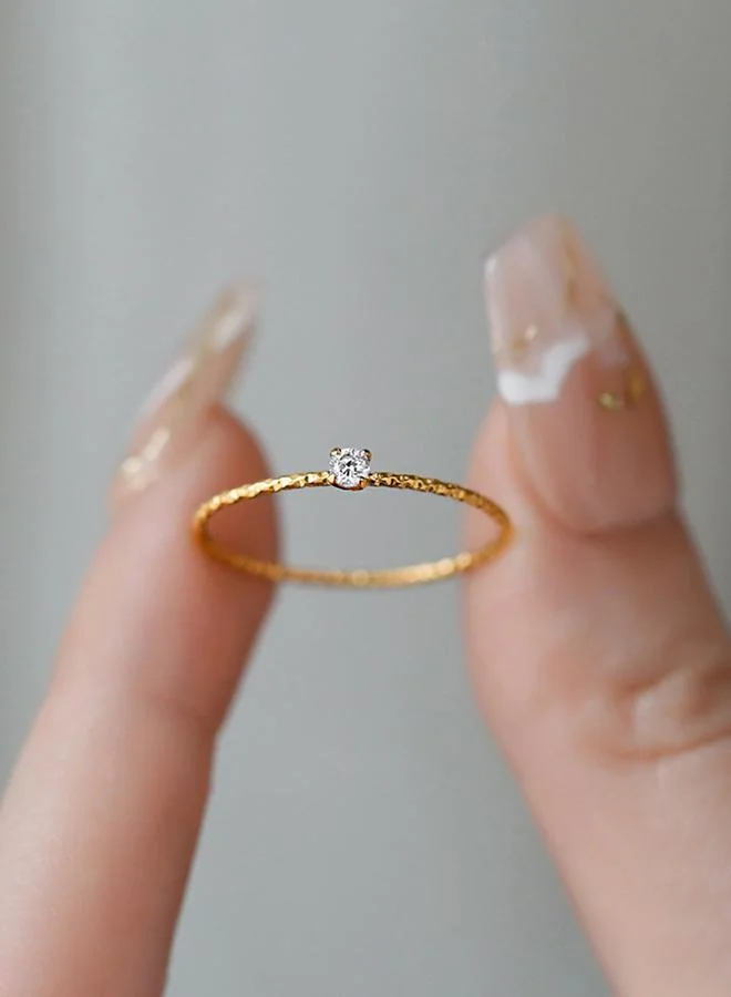 Take Two Gold Ring with Stone Accent