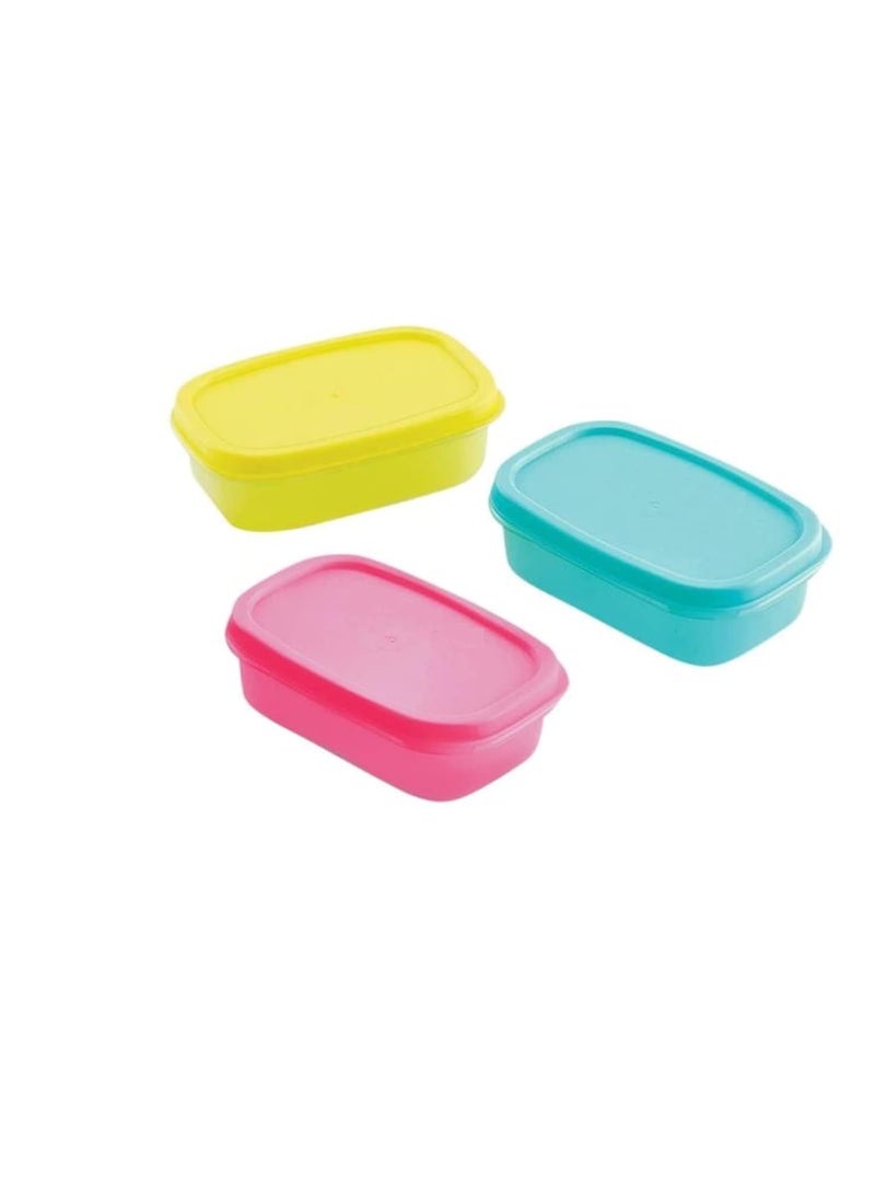 Pass Pass pass pass PASSPASS Square Plastic Multicolor Lunch Box, Tiffin Box Set (3)  - Image 4
