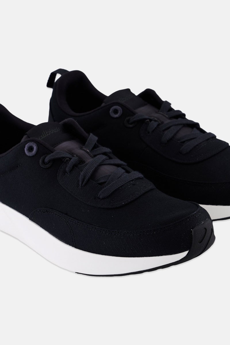 Allbirds Women Wide Lace Up Casual Shoes, Black - Image 3