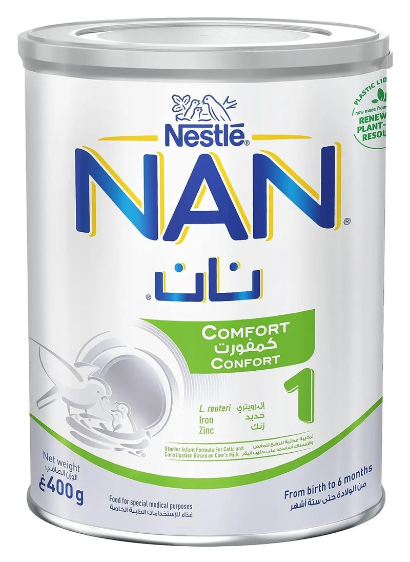 Nestle NAN COMFORT 1 From Birth to 6 Months Starter Infant Formula 400g - pzsku/ZC34A247264E7A70079A6Z/45/_/1729486512/d35a7a49-8ea8-42a8-a263-b61e0360c51a