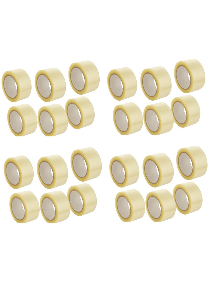 Biki (24 Rolls) Box Sealing Tape – 2” x 70 Yards Clear Heavy Duty Packing Tape for Shipping & Packaging – Durable, Quiet & Easy to Use - Image 1