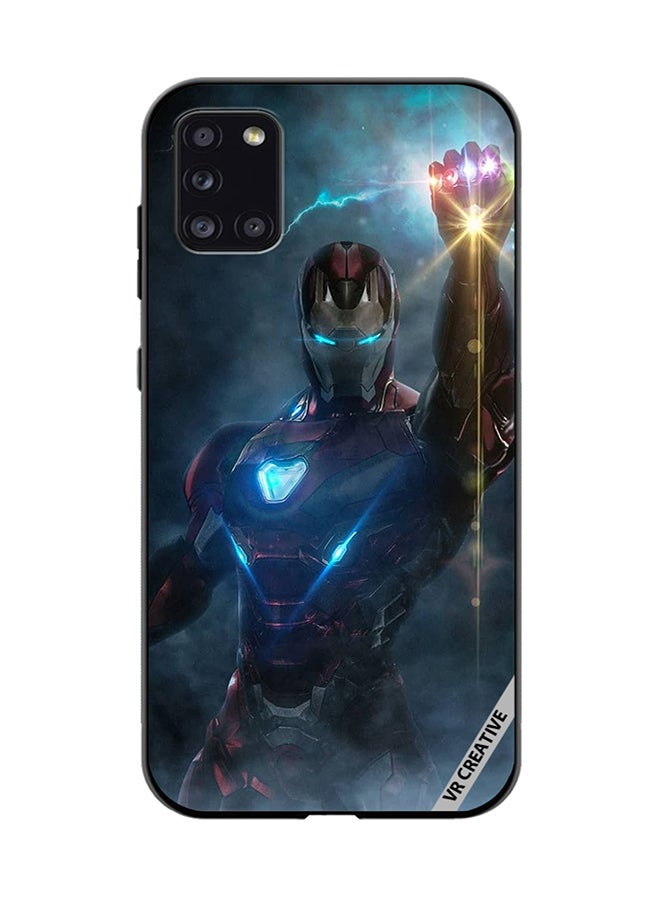 VR CREATIVE Protective Case Cover For Samsung Galaxy A31 Ironman Design Multicolour - Image 1