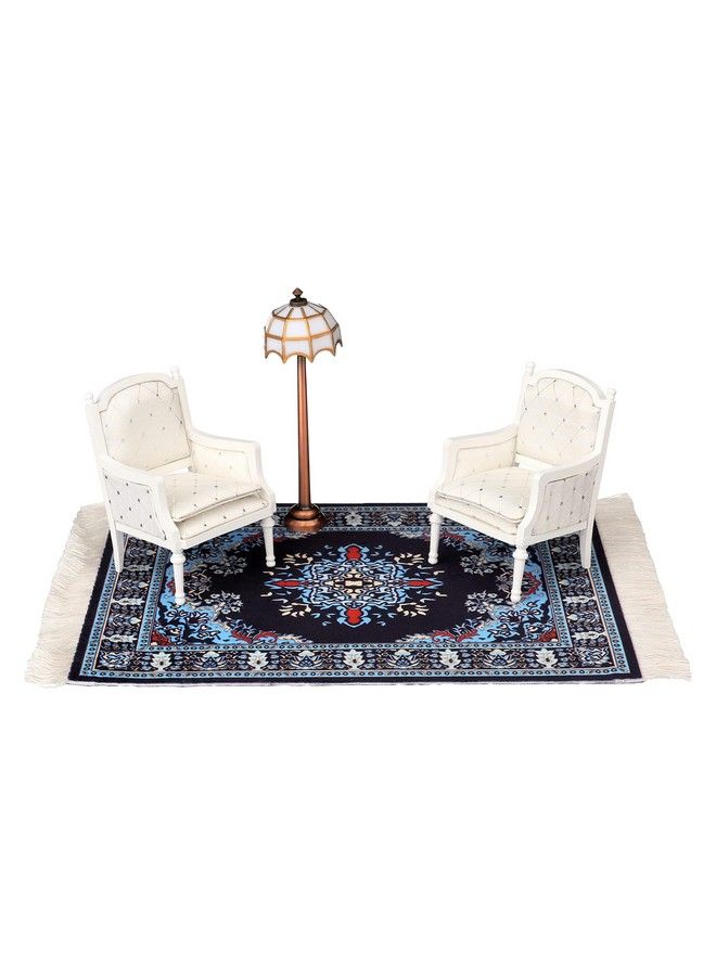 Inusitus Wooden Dollhouse Armchairs Set Of 2 Dinning Lounge Chairs For Doll Houses Miniature Furniture White Upholstered For 3 Inch To 6 Inch Dolls - Image 5