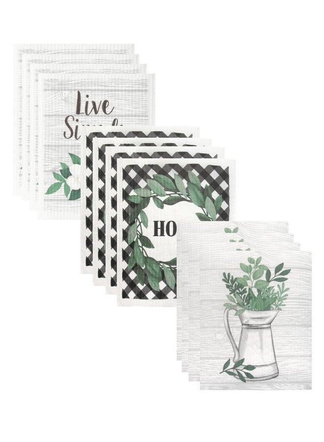 RITZ Swedish Sponge Cloths, Woodgrain, 12 Pack - Image 1