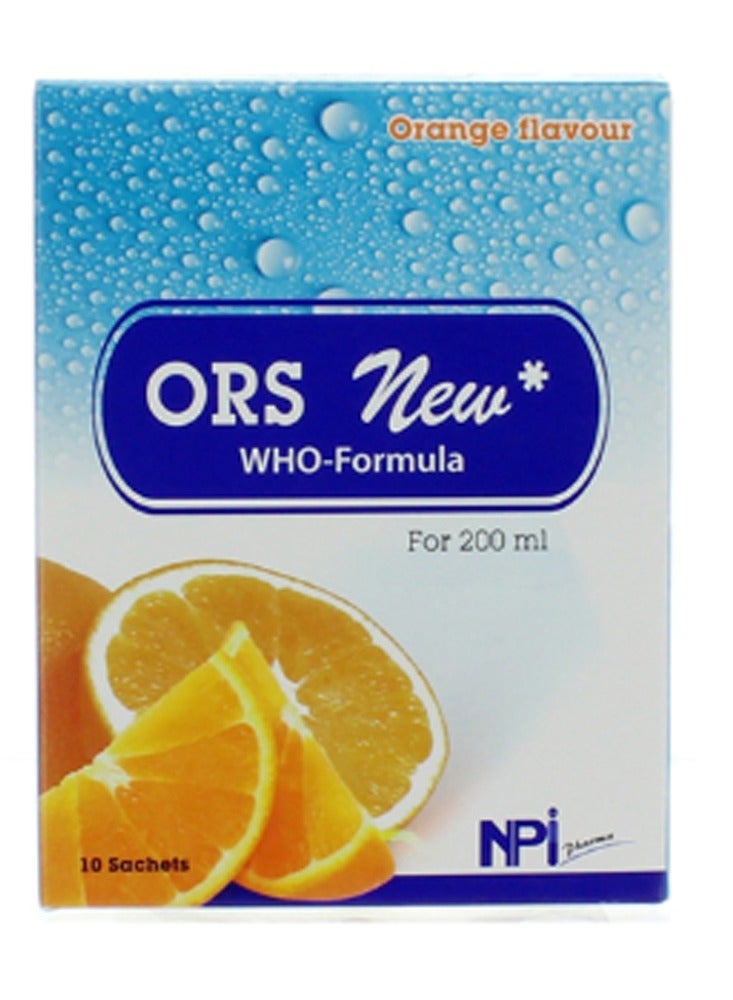 أورز كيس جديد 10 قطع ل200 مل بنكهة البرتقال