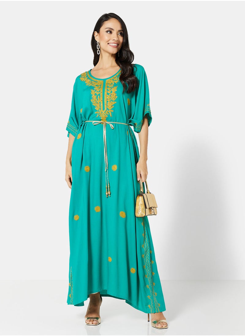 ARABIAN CLOSET EMBROIDERED KAFTAN  - Image 3
