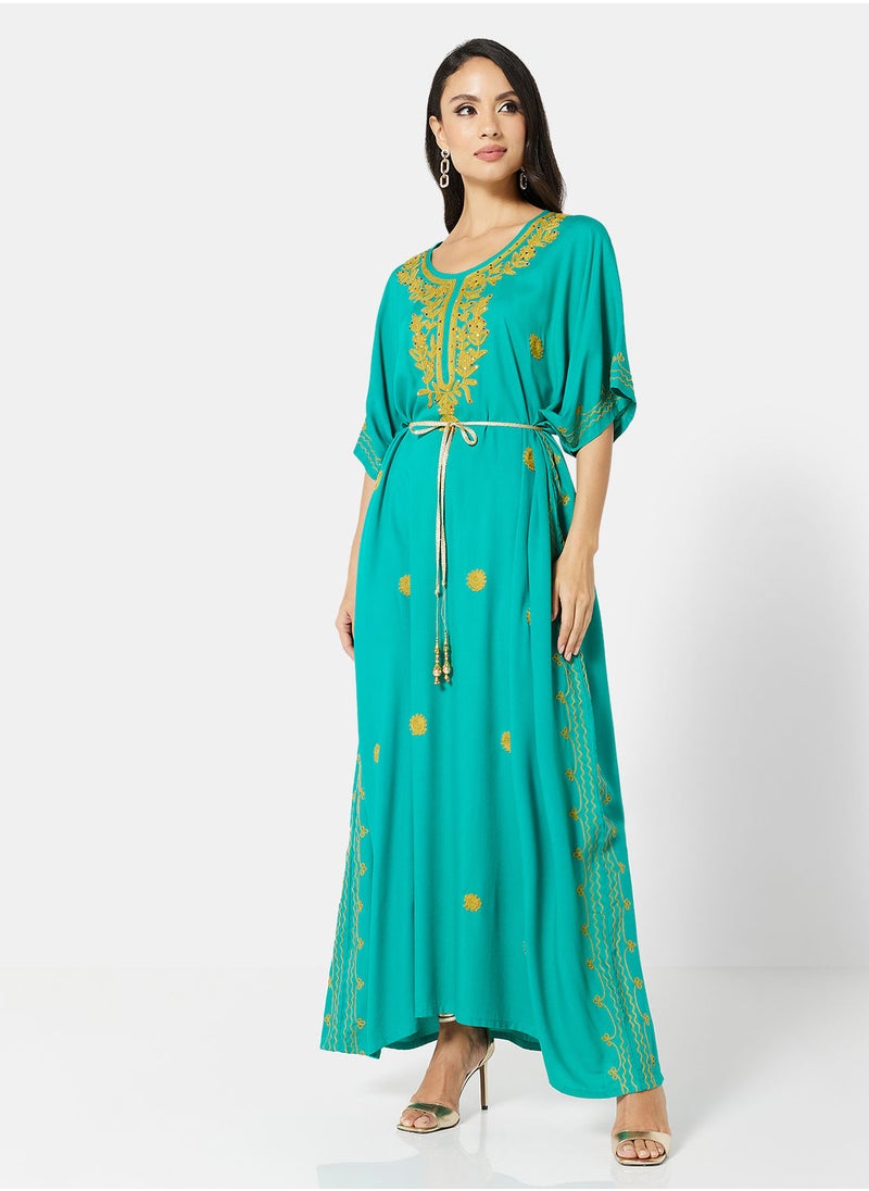 ARABIAN CLOSET EMBROIDERED KAFTAN  - Image 1