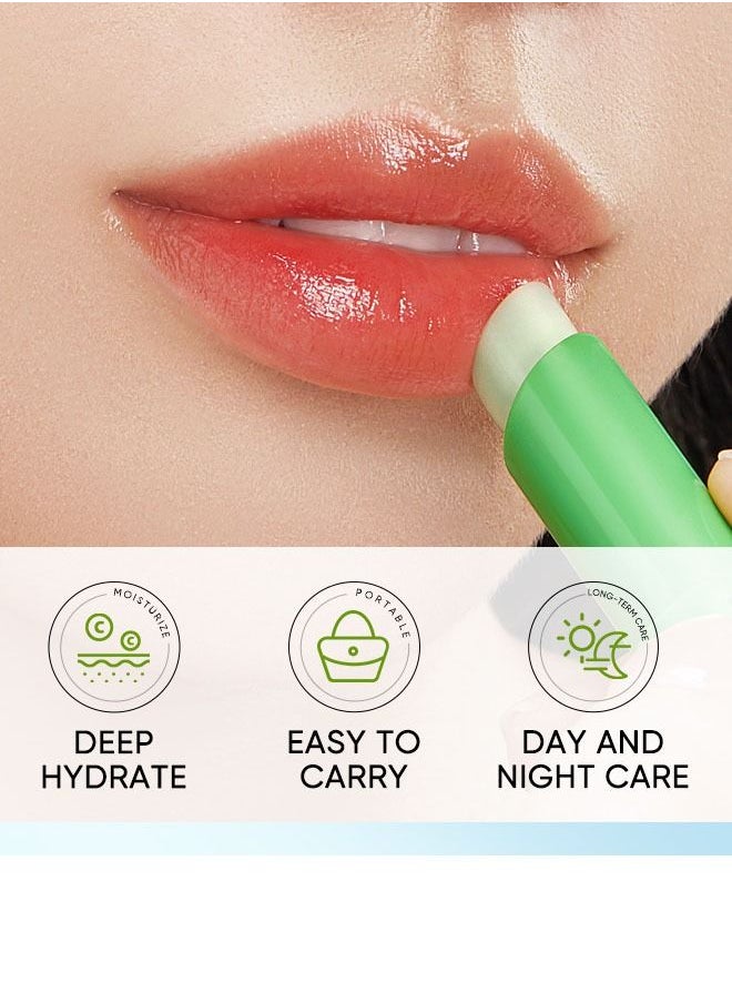 SADOER - Refreshing Moisturizing Lip Balm Prevent Cracking and Aloe Vera Moisturizing Lipstick - Image 1