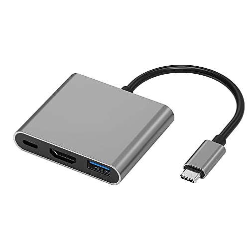 Tobo USB 3 in 1 HUB Type-C to HDMI/PD/USB Thunderbolt 3 Type C Female with USB 3.0 5Gbps Port Converter Adapter-TD-221TC. - Image 2