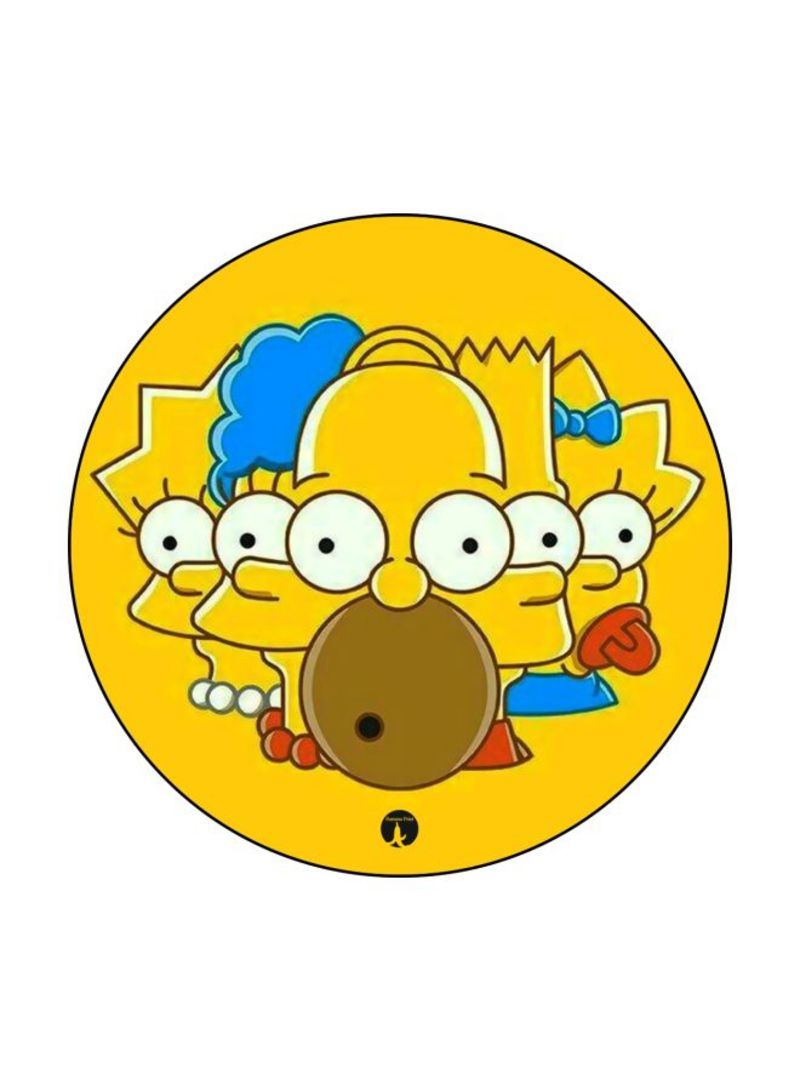 RKN The Simpsons Printed Mousepad Yellow/White/Blue.