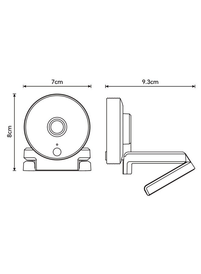 Computer camera 2K/4K HD computer live conference camera with stand webcam - Image 3