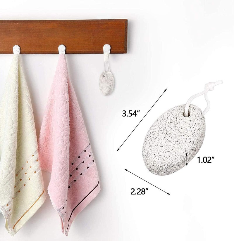 ChicAbode 4 Pcs Pumice Stone, Natural Pumice Stone for Feet, Pumice Scrubber Foot Stone Exfoliating Callus Remover, Easy to Use, Suitable for Remove Dead Skin, Heels, Elbows, Hands - Image 2