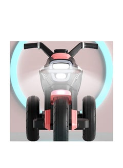 Ntech NTECH New Model Children Ride on Toy With Music Light 3 Wheels Rechargeable Battery Car Baby Motorbike 2-7year Boy & Girl Can Sit In Toy Car Scooter Kids Electric Motorcycle, color Red  - Image 2