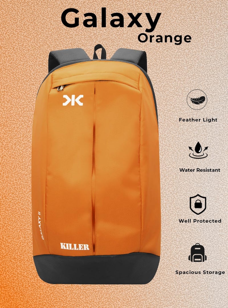 KILLER Galaxy Small Outdoor Mini Standard Backpack 12L Daypack (Orange) - Image 2