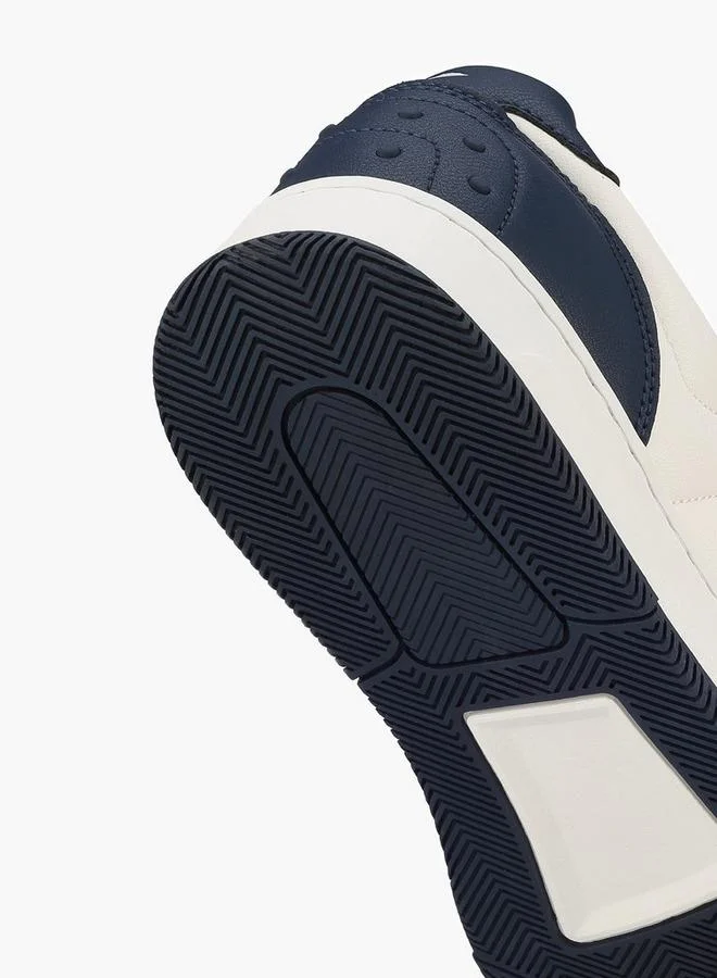 Lee Cooper NAVY Men Panelled Lace-Up Ankle Sneakers for Men | Best Price UAE