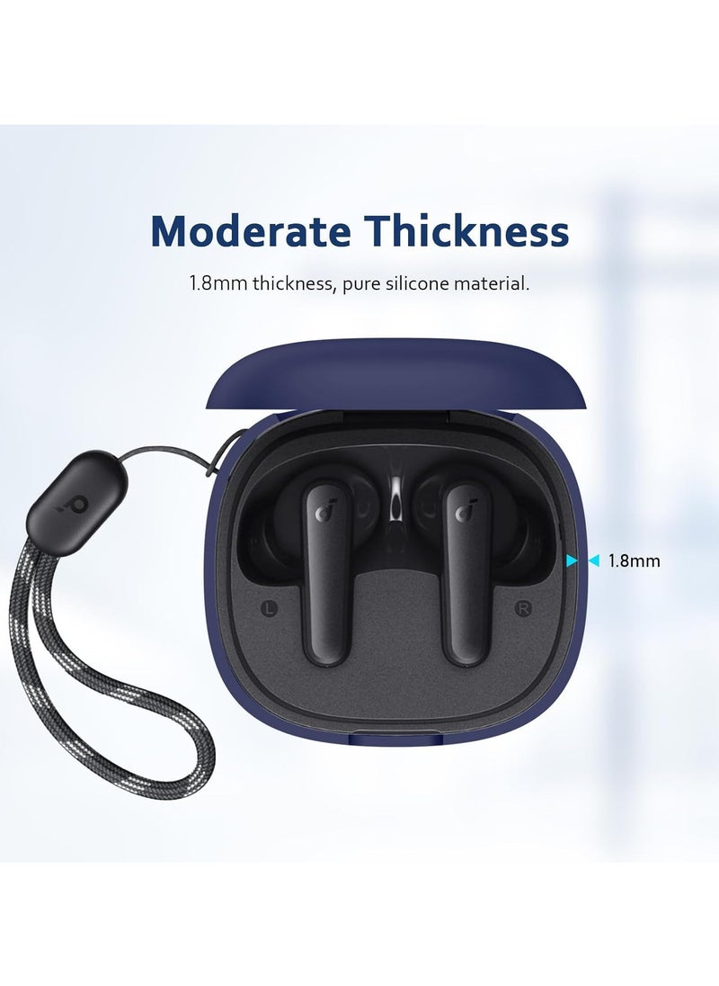 ماركة غير محددة حافظة واقية من الغبار لسماعات الأذن Anker Soundcore R50i/P20i Case_Blue  - Image 4