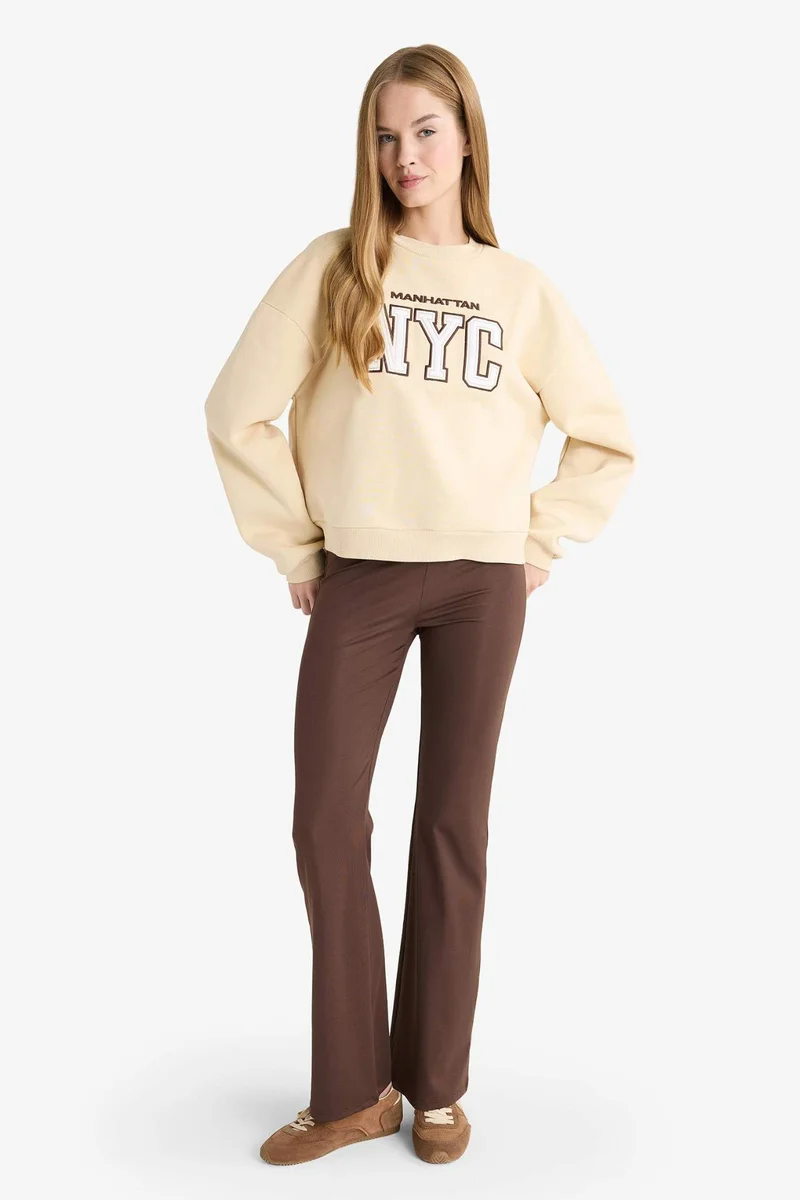 Defacto Flare Fit Trousers