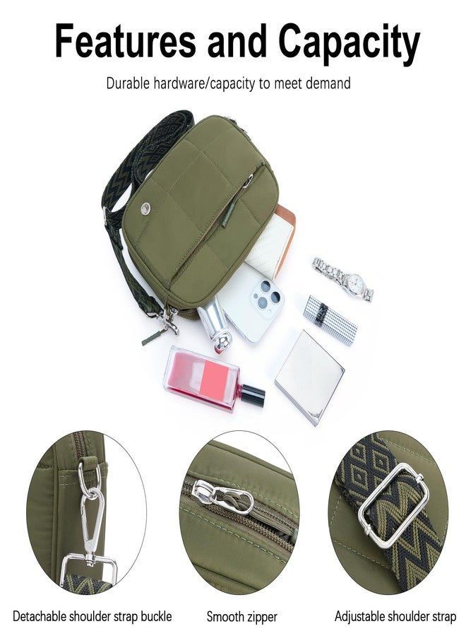 CLUCI Crossbody Bags for Women, Summer Puffer Shoulder Handbags ，Purses for Women with Adjustable Wide Strap - Image 5