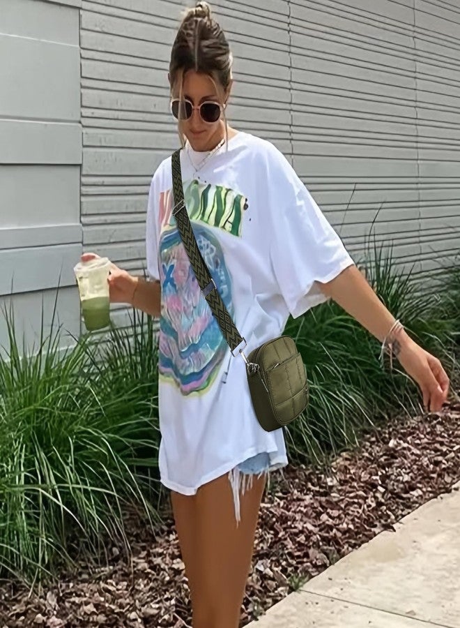 CLUCI Crossbody Bags for Women, Summer Puffer Shoulder Handbags ，Purses for Women with Adjustable Wide Strap - Image 2