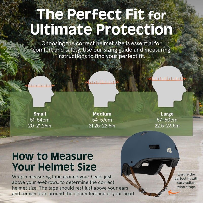 Retrospec Dakota Adult Bike Helmet for Men & Women - Multi-Sport Protection with ABS Shell, EPS Foam, 10 Vents & Removable Washable Padding for BMX, Skating, Scooter and Skate - Helmets for Adults - Image 5