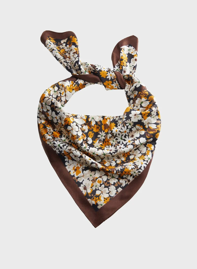 MANGO Flora Scarf