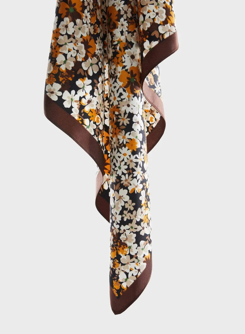 MANGO Flora Scarf