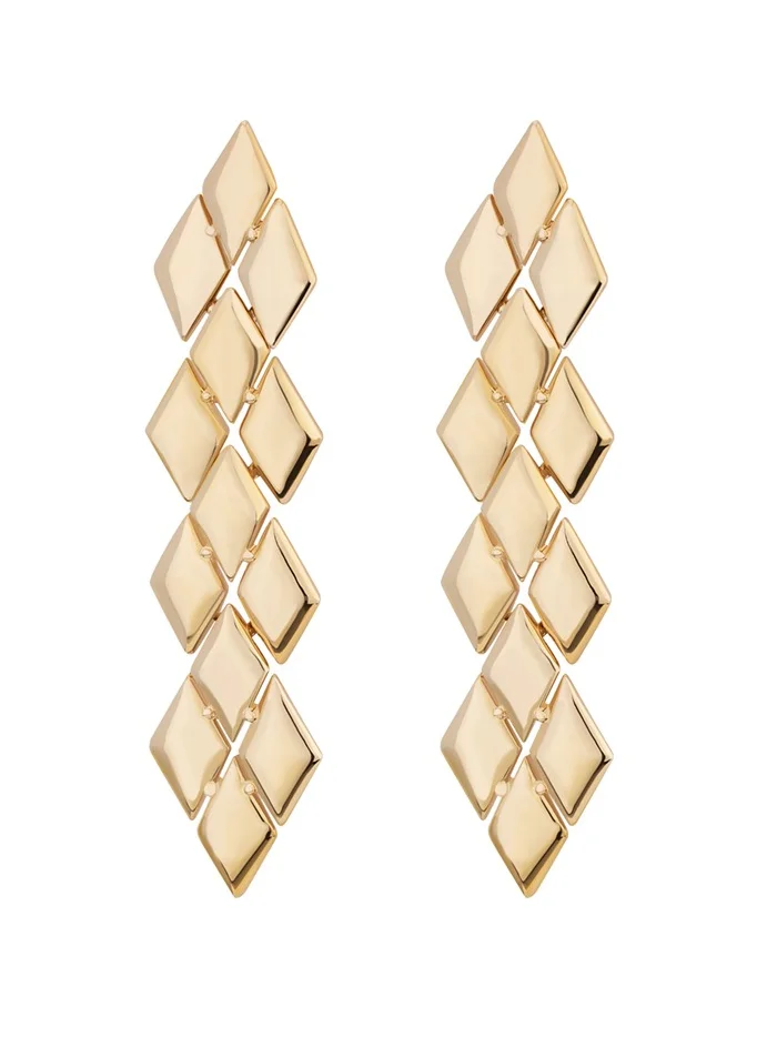 Saint Honore Paris Opera Gold Earrings for Women's