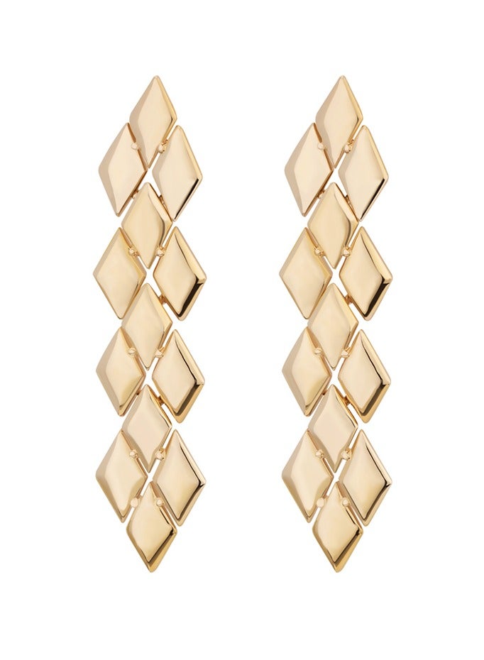 سانت هونور أقراط أوبرا الذهبية للسيدات