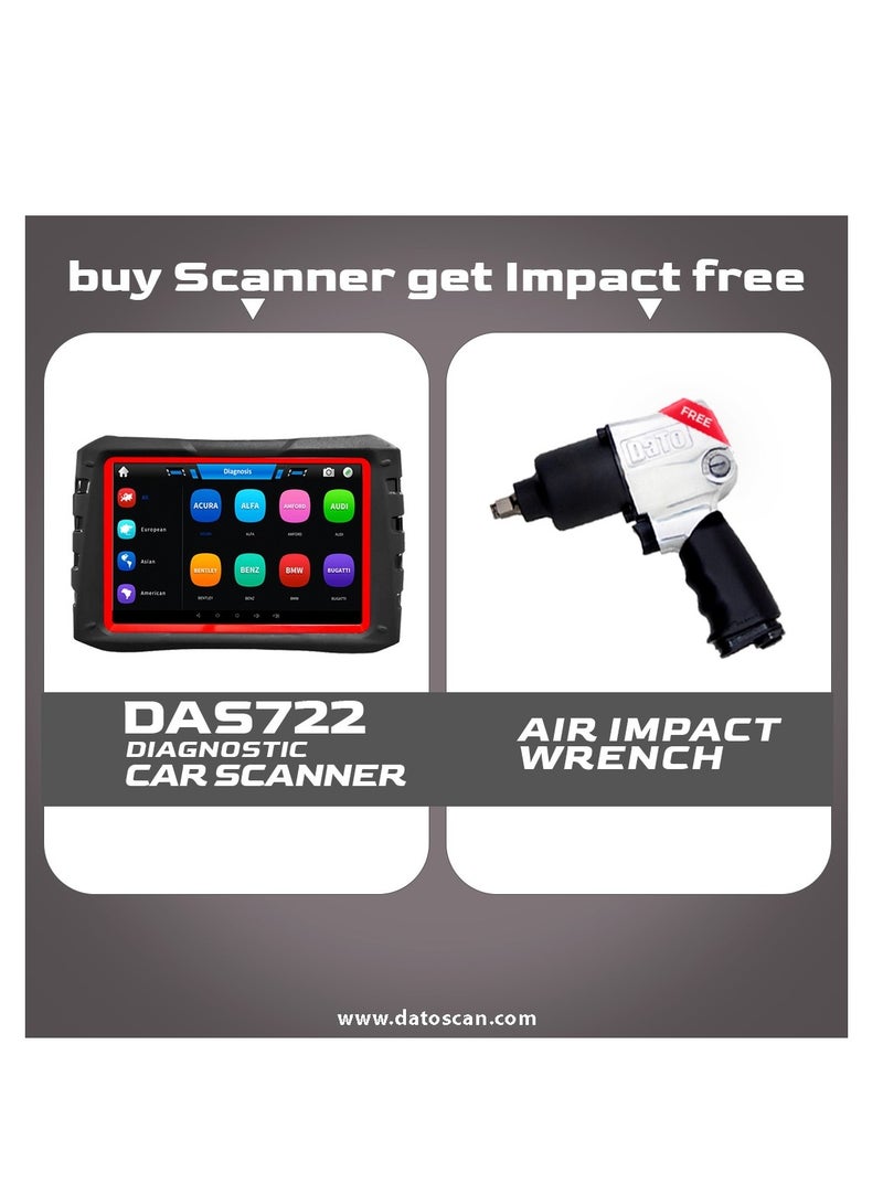 DATO Combo Offer : Buy Das722 Scanner and Free Air Impact Wrench - Image 1