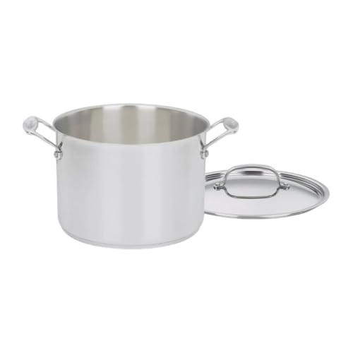 Cuisinart 76624 Chefs Classic 8Quart Stockpot with Cover Stainless Steel - Image 1