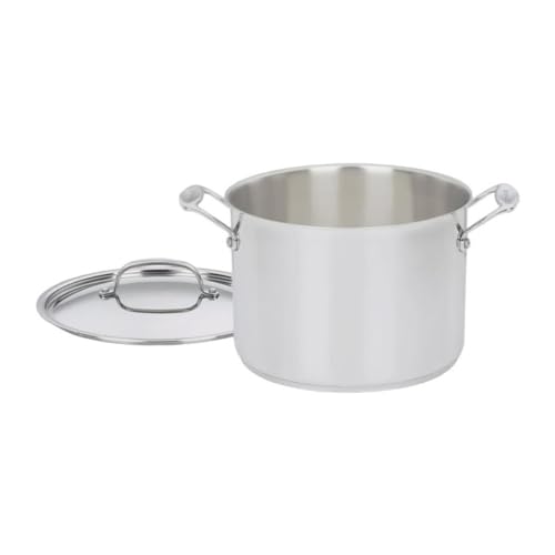 Cuisinart 76624 Chefs Classic 8Quart Stockpot with Cover Stainless Steel - Image 3
