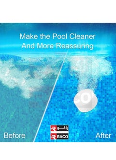 RACO Swimming Pool Chlorine Tablet Multi Functional Slow Dissolving Long-Lasting Water Effervescent Disinfection Treatment 250grm 4 Tablets  - Image 2