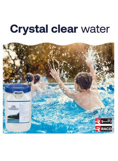 RACO Swimming Pool Chlorine Tablet Multi Functional Slow Dissolving Long-Lasting Water Effervescent Disinfection Treatment 250grm 4 Tablets  - Image 3