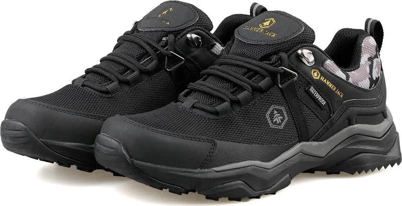 هامر جاك Wilton 21754 Unisex Waterproof Waterproof Shoes Black V1
