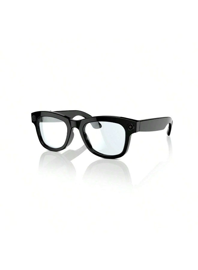 amazing.EGP M01 Pro Smart Glasses with AI Camera, 1080P Video Recording, Bluetooth Audio, Real-Time Translation, WiFi Connectivity, Black (CLEAR lenses) - Image 1