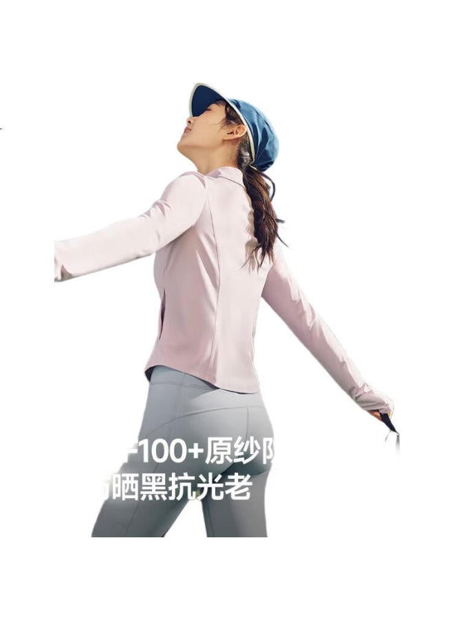 Beneunder Women'S Sun Protection Jacket Short Stand Collar Slim Fit Al819 Pudding Yellow S - Image 1