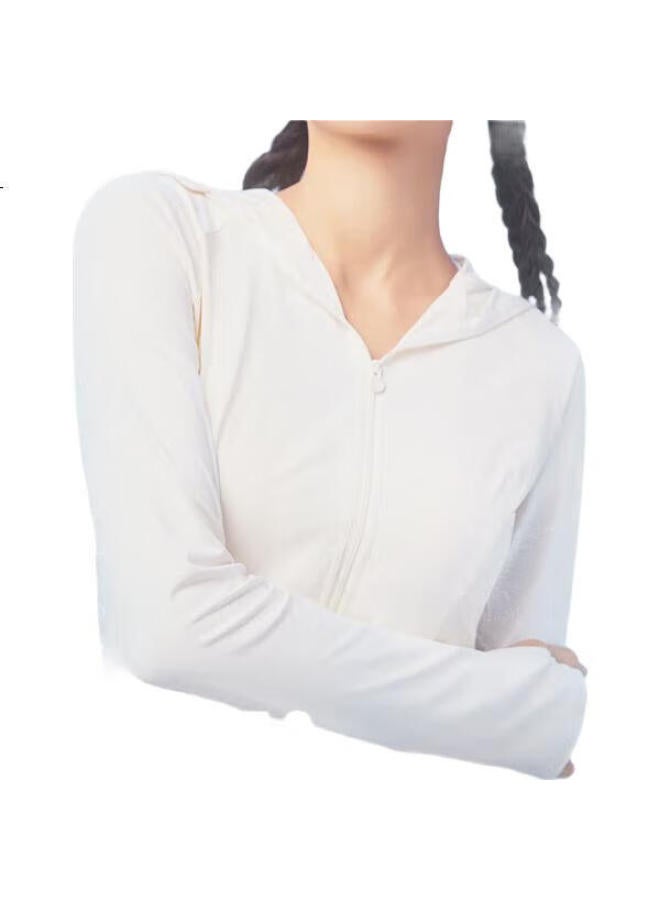 Beneunder Women'S Sun Protection Jacket Short Stand Collar Slim Fit Al819 Pudding Yellow S - Image 2