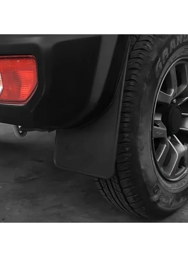 Black 4pcs Mudguards Fenders for Suzuki Jimny Sierra JB64W JB74W 2019 to 2025 - Image 4