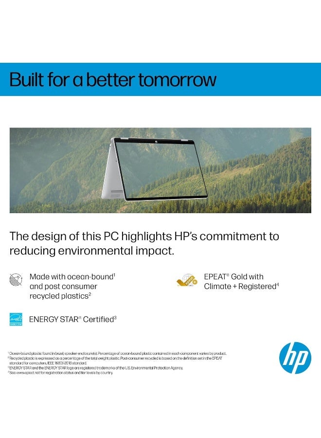 HP Omnibook 5 Flip 14-FP0018NE / Intel Core 7 150U / 16GB RAM /512GB SSD / 14" 2K Display / Integrated Graphics / Windows 11 Home silver - Image 5