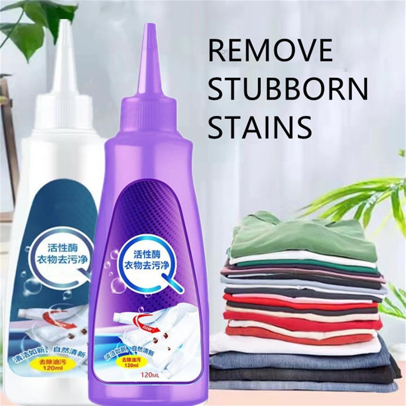 klarako 2023 New Active Enzyme Laundry Stain Remover - White Shirt Guardian (Purple 1pcs) - Image 1