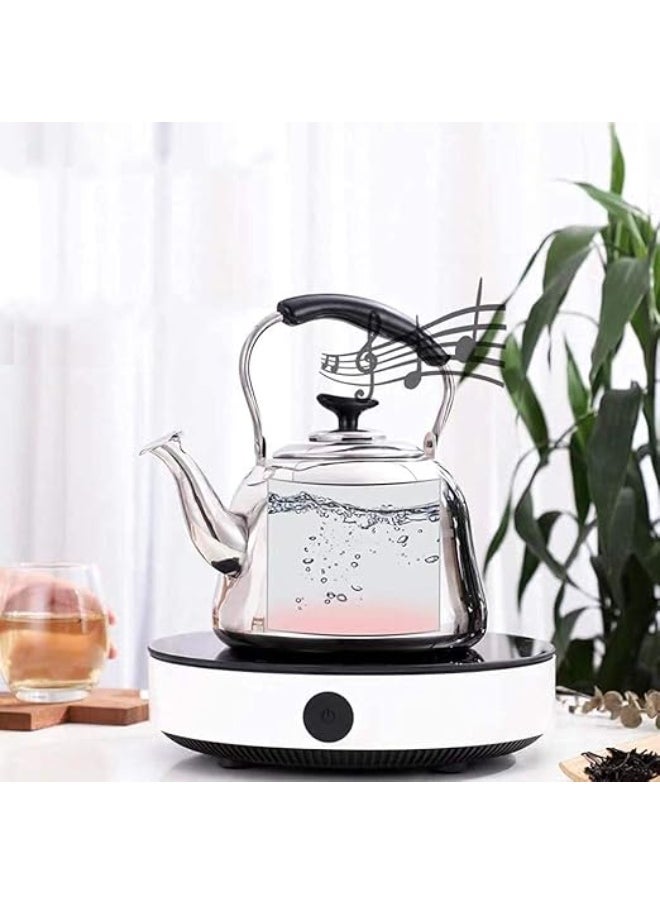 Imported Tea Kettle with Strainer and Whistle Alarm - Comfort and Elegance in Every Boil M (2000 ml)