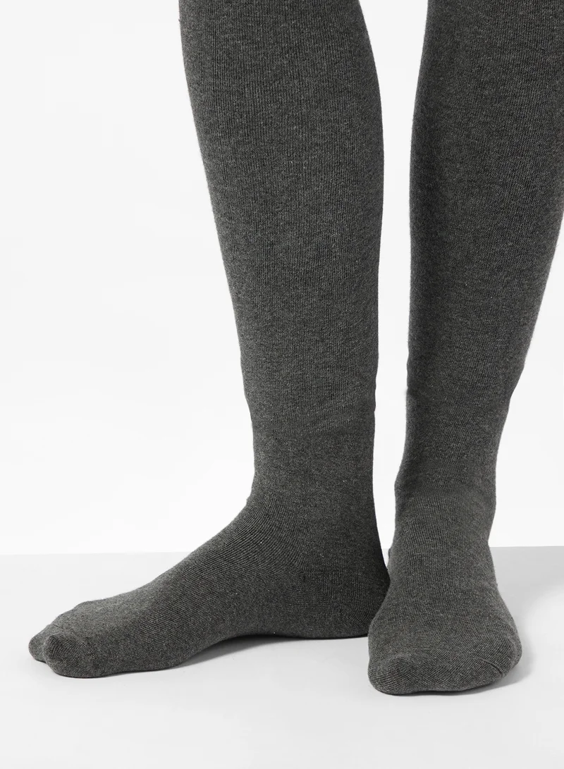 جينجر Thigh High Solid Socks
