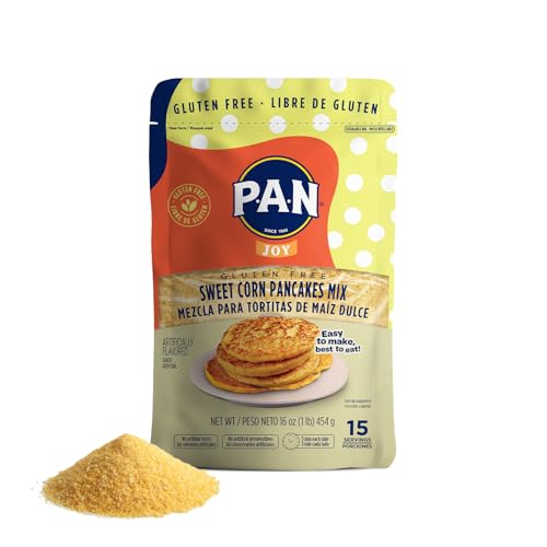 P.A.N Sweet Corn Pancakes Mix – Gluten Free Easy to Prepare 1 lb (Pack of 1) - Image 1