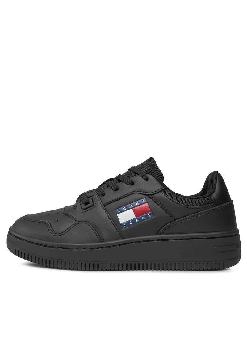 TOMMY JEANS Logo Detail Lace Up Low Top Sneakers