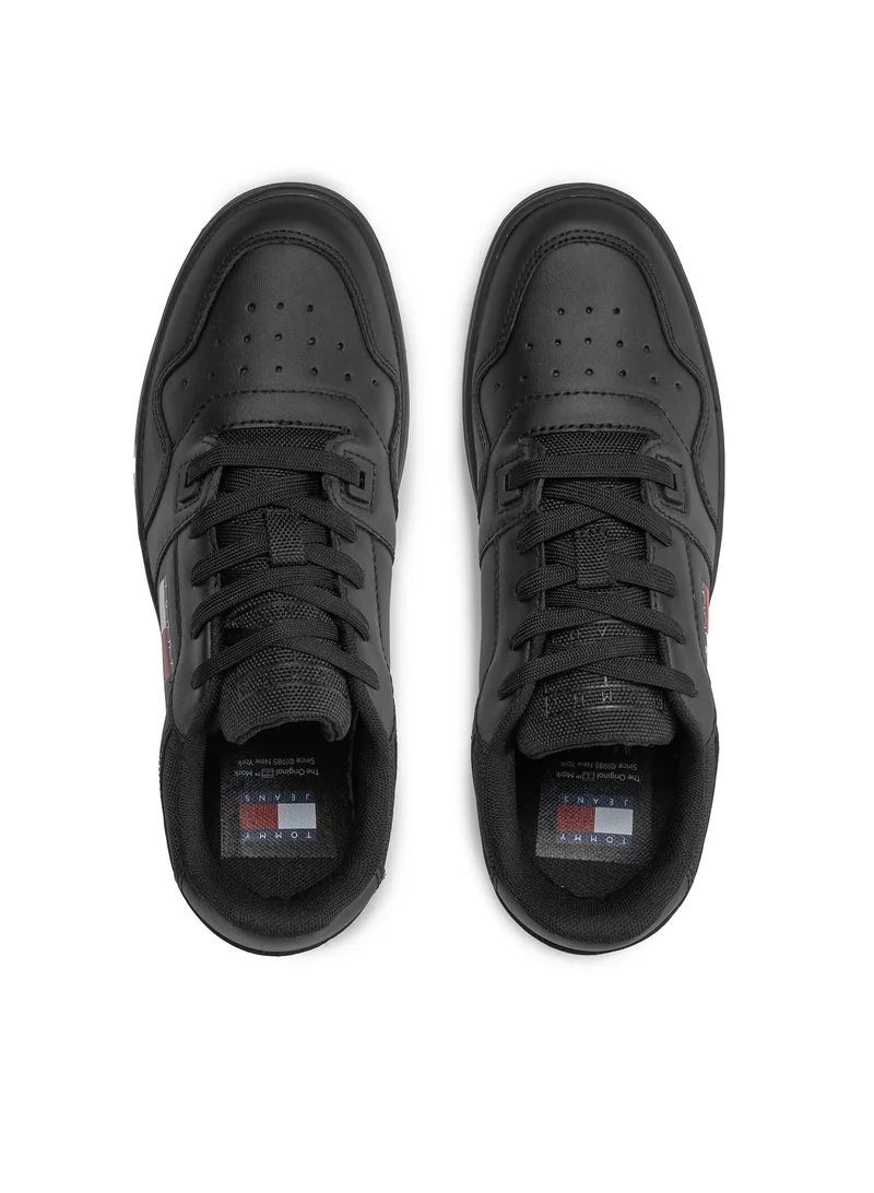 TOMMY JEANS Logo Detail Lace Up Low Top Sneakers
