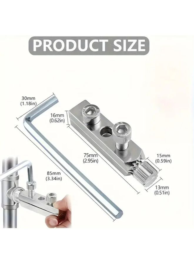 1pc Broken Faucet Extractor Tool Adjustable For 1 2 Inch And 3 4 Inch Pipes Bolt Remover - Image 3