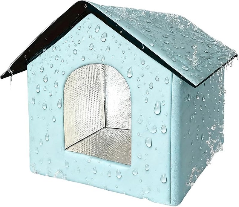Outdoor Cat House Waterproof Oxford Fabric Cave Shelter For Stray Cats - Image 2